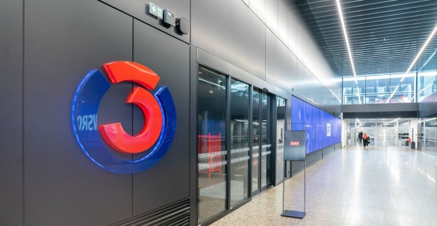 Ö3 Logo in der ORF-Zentrale in Wien als Symbol für den Abgang von Lisa Hotwagner nach 16 Jahren beim Radiosender