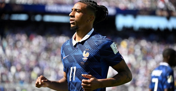 Michael Olise im Trikot der französischen Nationalmannschaft