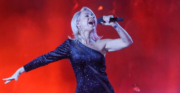 Michelle bei ihrem letzten Auftritt beim Schlagerbooom Open Air in Kitzbühel. Die Schlagersängerin verabschiedet sich mit einem emotionalen Bühnenauftritt von ihrer Karriere.