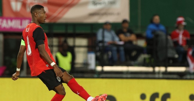 Österreich vs. Tunesien: David Alaba im Einsatz.