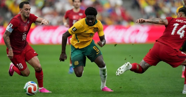 WM-Spiel Australien gegen Türkei.