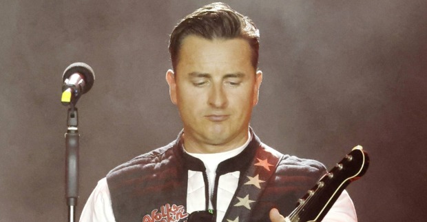 Andreas Gabalier beim Konzertauftritt nach seiner Anreise zum Festival Austria goes Zrce in Kroatien.