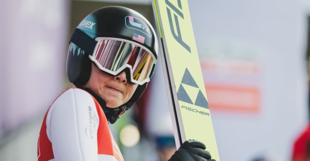 Annika Belshaw kurz vor einem Wettkampf. Die Olympia-Teilnehmerin beendet überraschend mit nur 24 Jahren ihre Karriere.