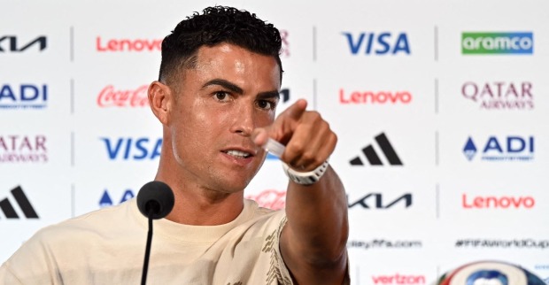 Cristiano Ronaldo sorgte vor dem WM-Duell gegen Spanien für Aufsehen..
