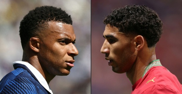 Kylian Mbappe vs. Achraf Hakimi: Top-Duell entscheidet über den Einzug ins Halbfinale.