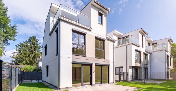 Haus mit Garten | Credit: Glorit Bausysteme
