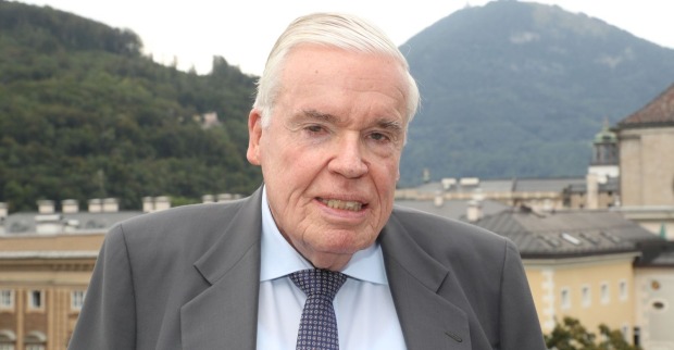 Klaus-Michael Kühne bei den Salzburger Festspielen in Salzburg
