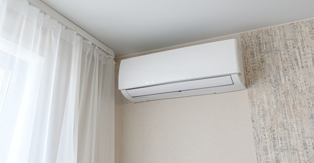 Eine Klimaanlage in einer Wohnung