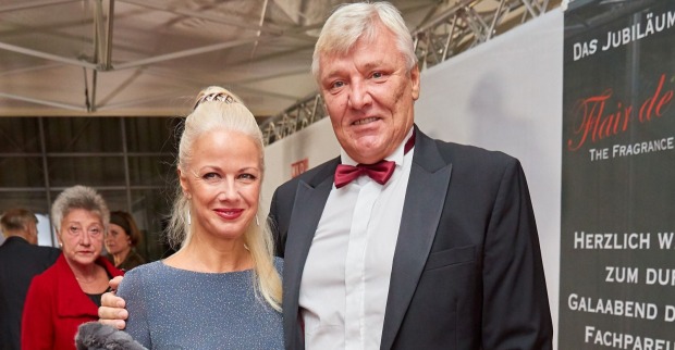 Künstler Josef Luftensteiner bei einer Veranstaltung in Wien