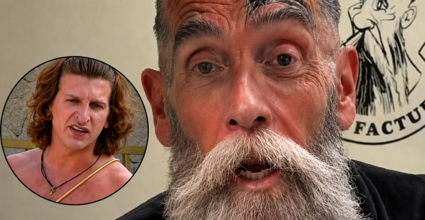 Roland „Crazy Cheese“ Ludomirska und Erik „Satansbratan“ Seidl nach ihrem Ösi-Zoff in der „Villa der Versuchung“