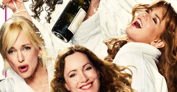 Drei Frauen die lachen