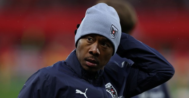 David Alaba in der Trainingsjacke des österreichischen Nationalteams