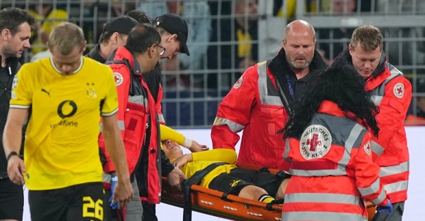 Dortmund vs. Villarreal: Konstantinos Karetsas musste gegen Villarreal früh ausgewechselt werden.