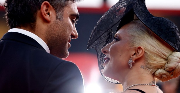 Lady Gaga und Michael Polansky gemeinsam bei einem öffentlichen Auftritt.