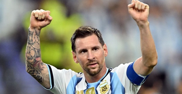 Lionel Messi im Trikot der argentinischen Nationalmannschaft