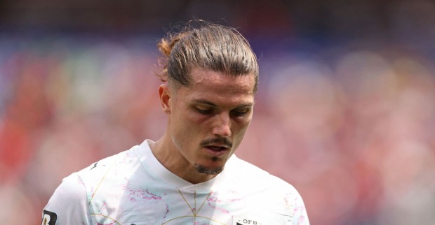 Marcel Sabitzer im ÖFB-Trikot. Der österreichische Nationalspieler legt eine Pause im Nationalteam ein.
