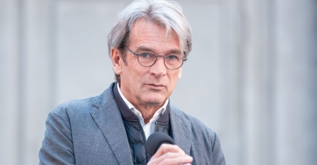 Boris Marte von der österreichischen Erste Stiftung am Donnerstag, 15. Mai 2025, anl. der Rede zum Thema "Eine Rede an Europa 2025" im Rahmen der Wiener Festwochen