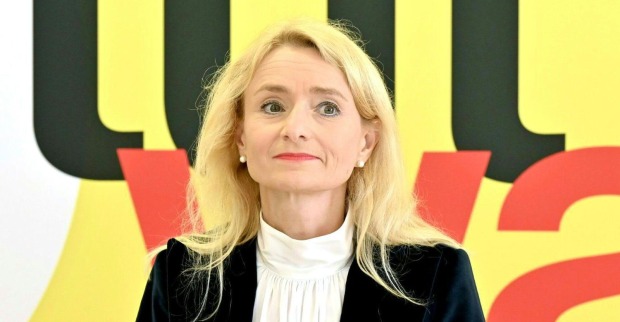 Christiane Frauscher (ÖVP) am Freitag, 16. Oktober 2026, anl. einer Pressekonferenz in Linz.