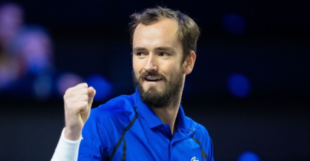 Daniil Medwedew am Freitag, 30. Oktober 2026, anl. eines Spiels gegen Adrian Mannarino (FRA) im Rahmen der "Erste Bank Open" in Wien