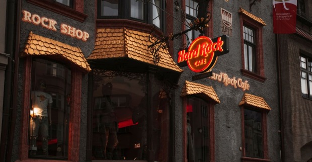 Fassade des Hard Rock Café in Innsbruck