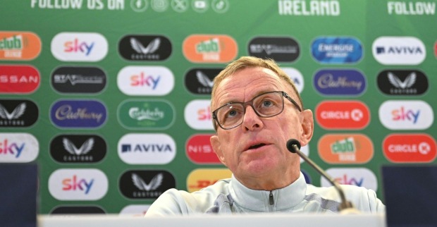 Ralf Rangnick muss gegen Irland auf zahlreiche Spieler verzichten.