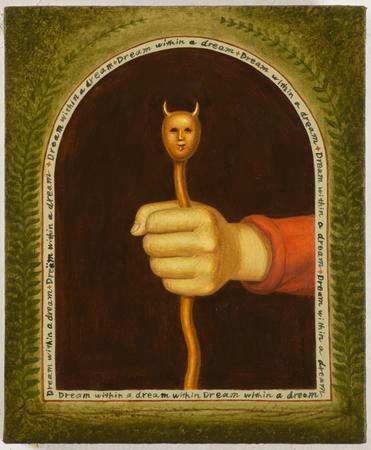 Bez názvu / Untitled, 2025
tempera, olej na desce / tempera, oil on board
33 x 27.5 cm