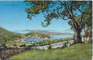 DOBOVÁ POHLEDNICE Z MĚSTA GRUŽ (kolem 1914)