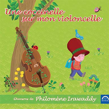 Une coccinelle sur mon violoncelle