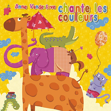 Anne Vanderlove chante les couleurs