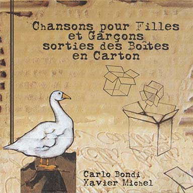 Chansons pour filles et garçons sorties des boîtes en carton