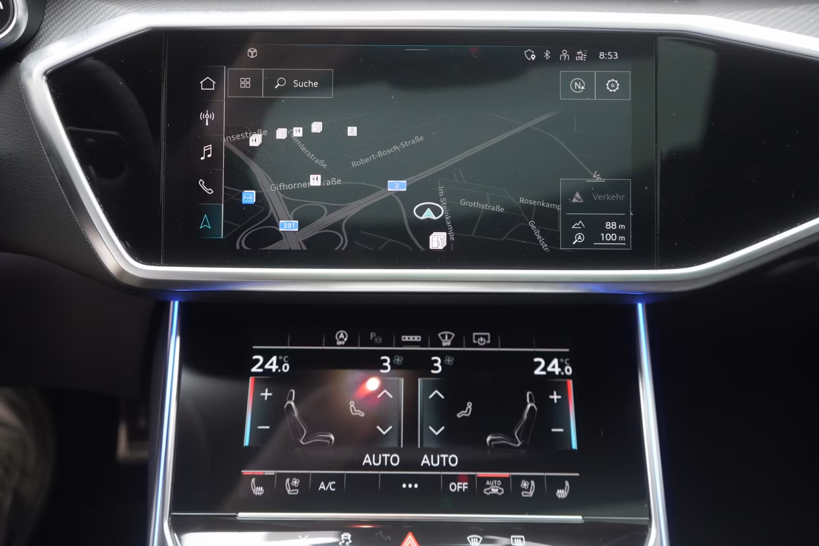 (B-471) Audi RS6 4.0 TFSI quattro Leder/Keramik/ACC/HUD/Pano/ - Image 21