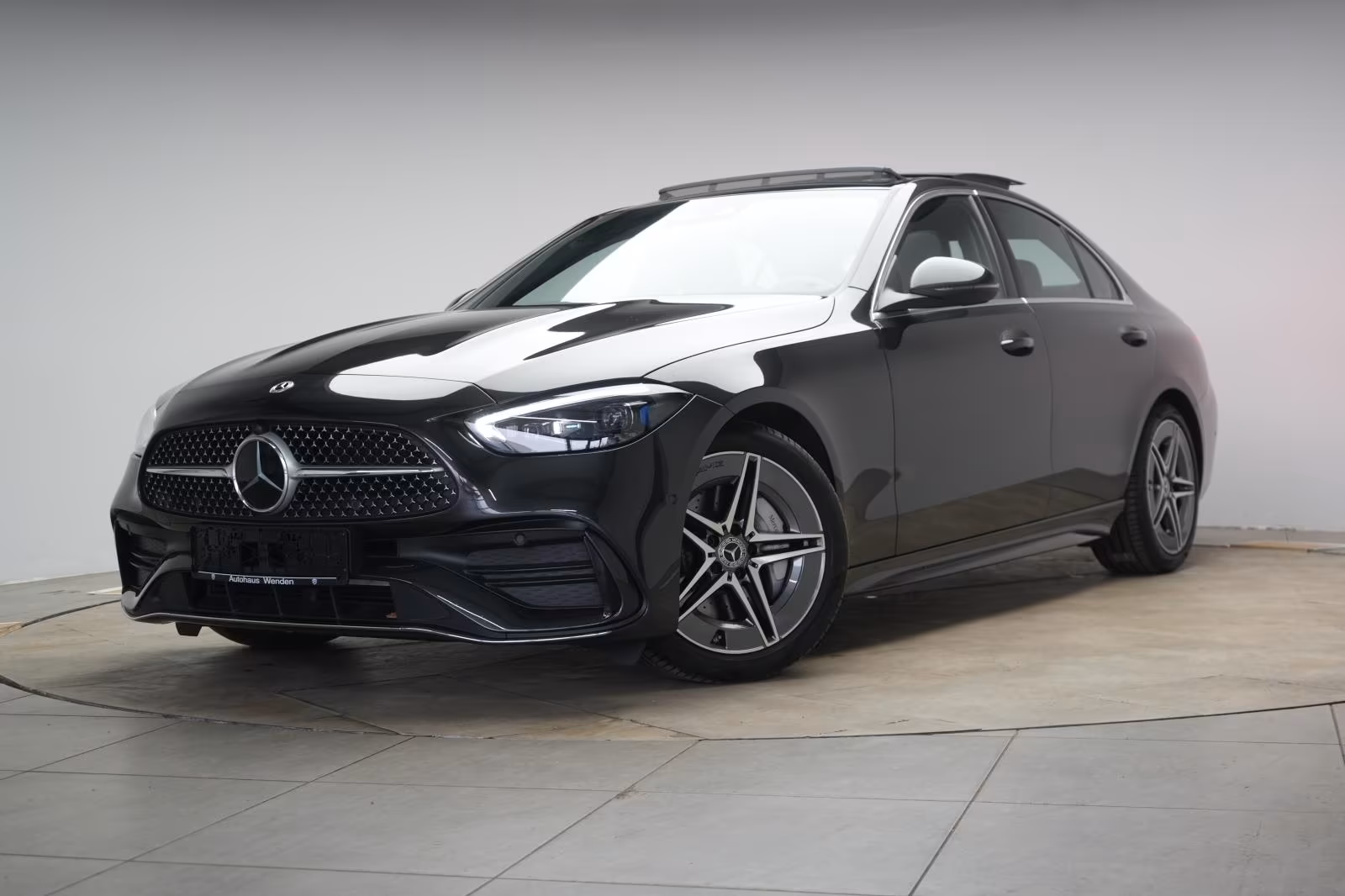 (B-593) Mercedes-Benz C 220 d 9G-Tronic AMG Distronic/Kamera/Pano/V - Image 3