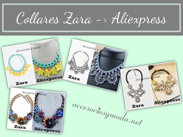 Collares Zara Aliexpress