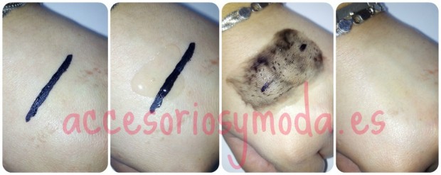 aceite desmaquillante holika holika swatch