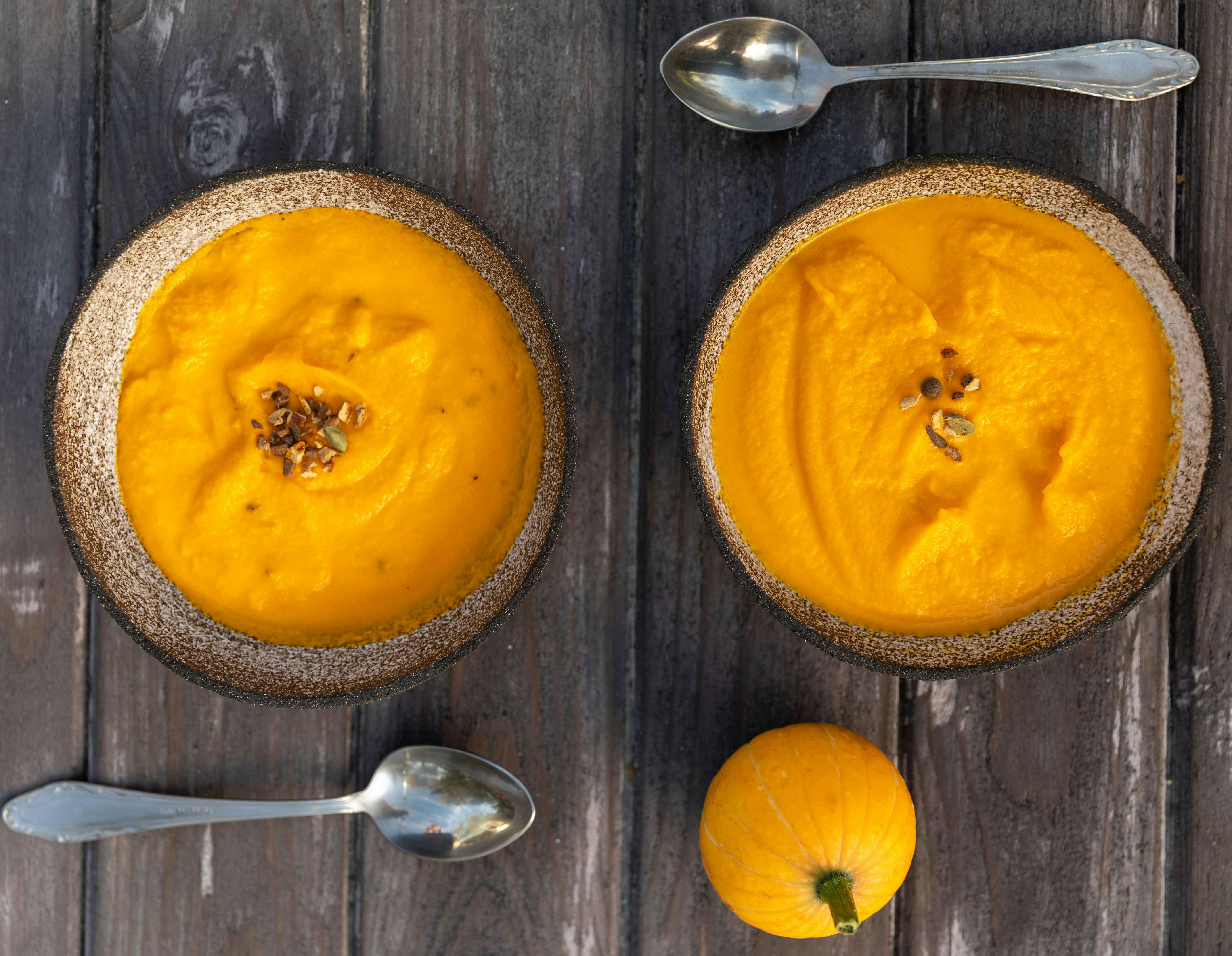 Receta: crema de calabaza y zanahoria para el otoño