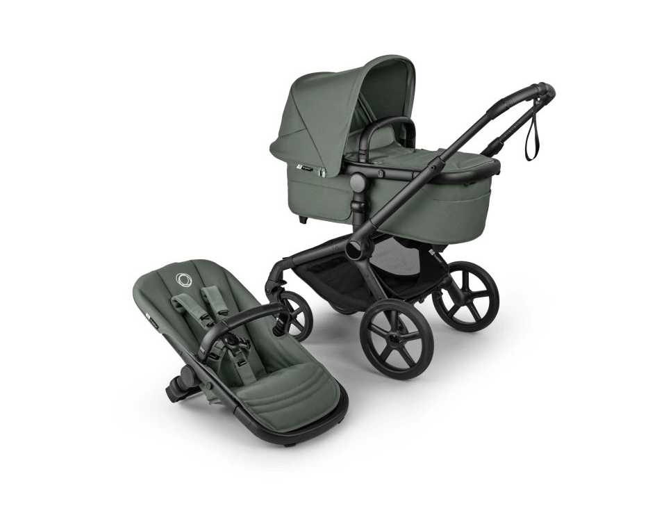 Bugaboo Fox 5 RENEW Kompletný set Black/Forest Green