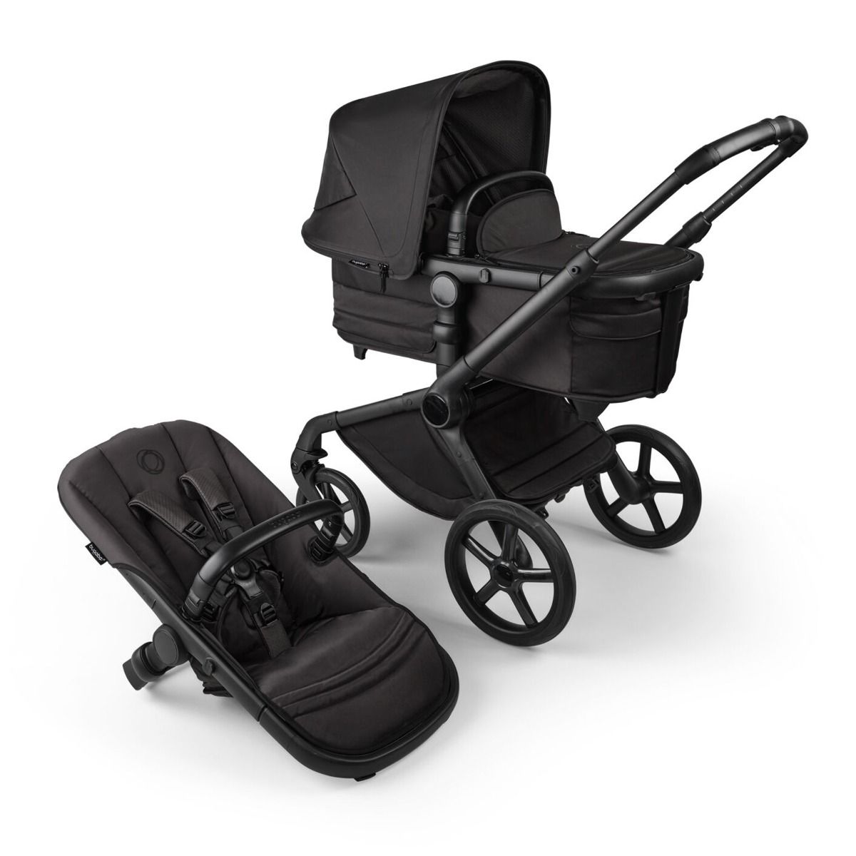 Bugaboo Fox 5 Kombinovaný kočík Limited Edition NOIR Black Moonlight
