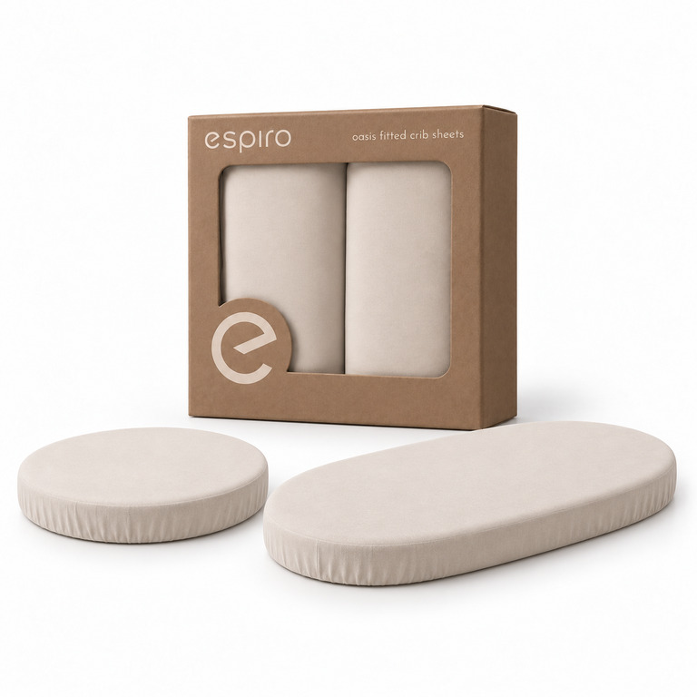 Espiro Oasis prestieradlá do postieľky 2ks béžové