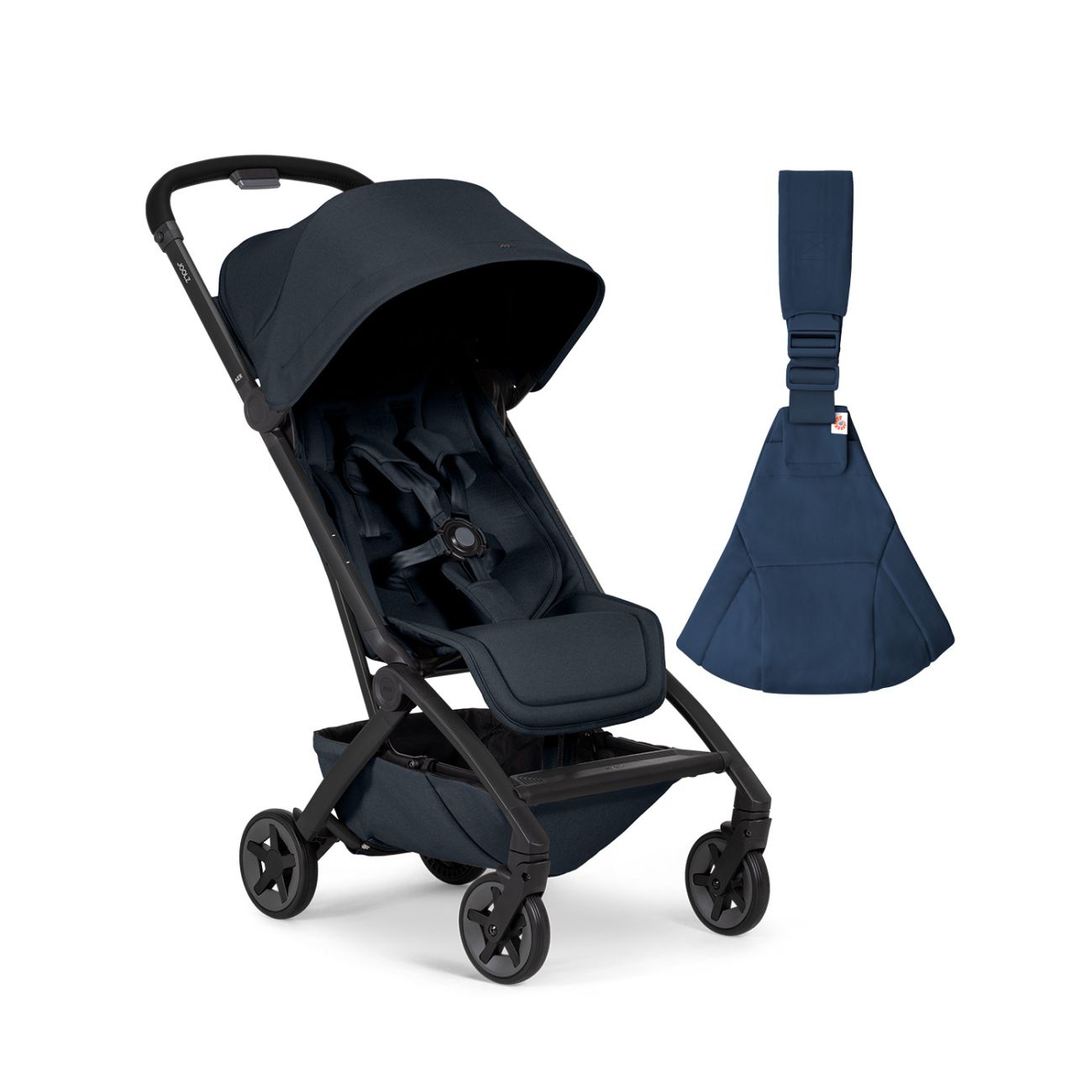Joolz Aer 2 kočík Bundle set s Ergobaby Upsie Dark Navy blue