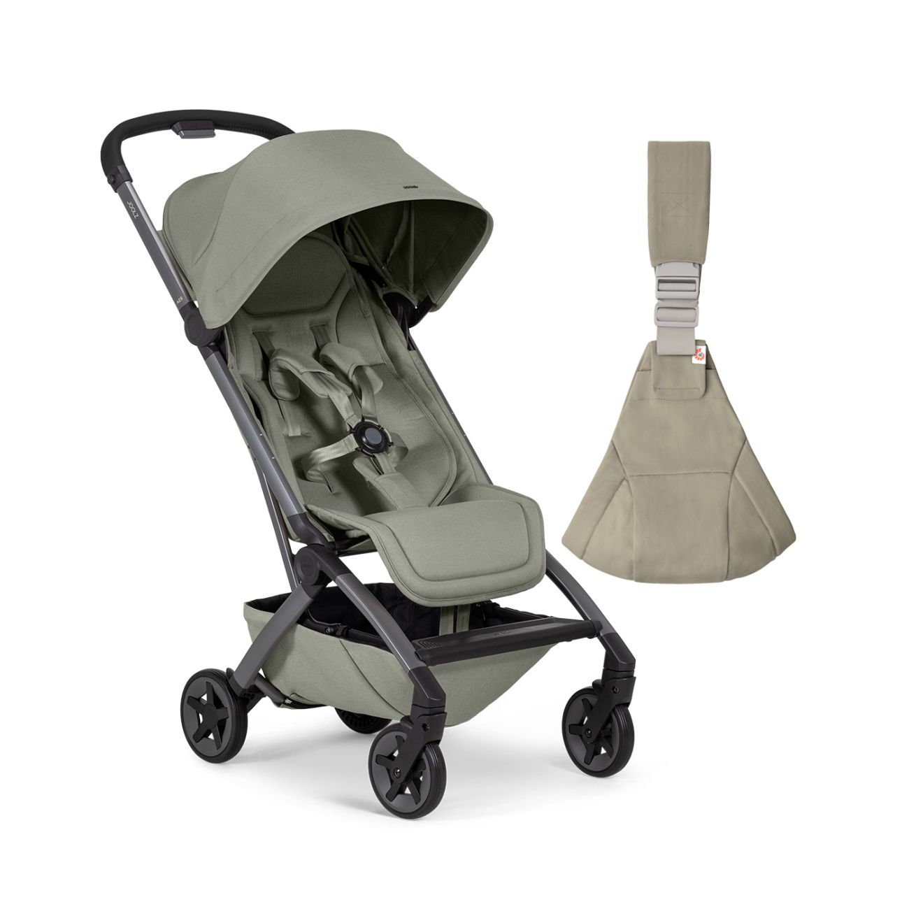 Joolz Aer 2 kočík Bundle set s Ergobaby Upsie Sage green