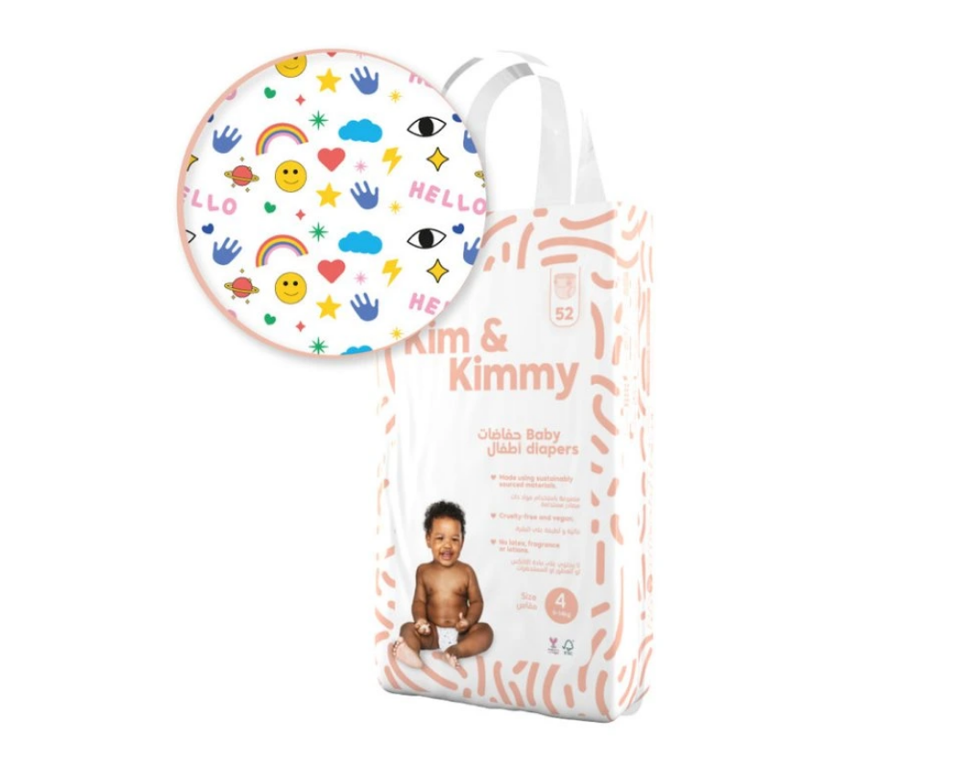 Kim & Kimmy plienky veľkosť 4 (9-14kg) 52ks