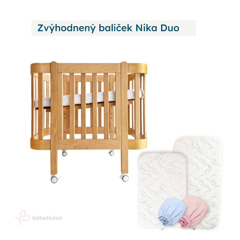 LevinFelin Zvýhodnený balíček Nika Duo Prírodné drevo
