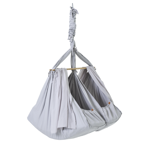 Membantu Organic TWIN kolíska Hamak Premium - grey