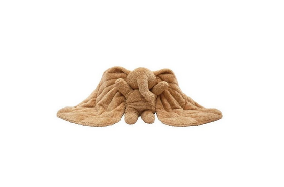 Membantu Warm & Weight Plush Uspávačik Brown