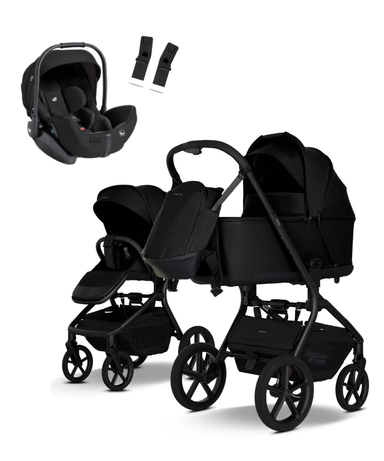 MY JUNIOR MAVI Pure Black + Autosedačka Joie i-level pro