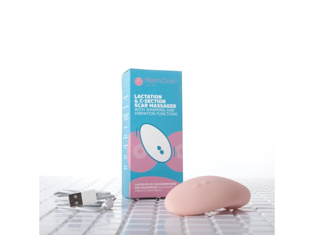 MomCare Masážny prístroj na podporu laktácie a masáž jazvy po cisárskom reze