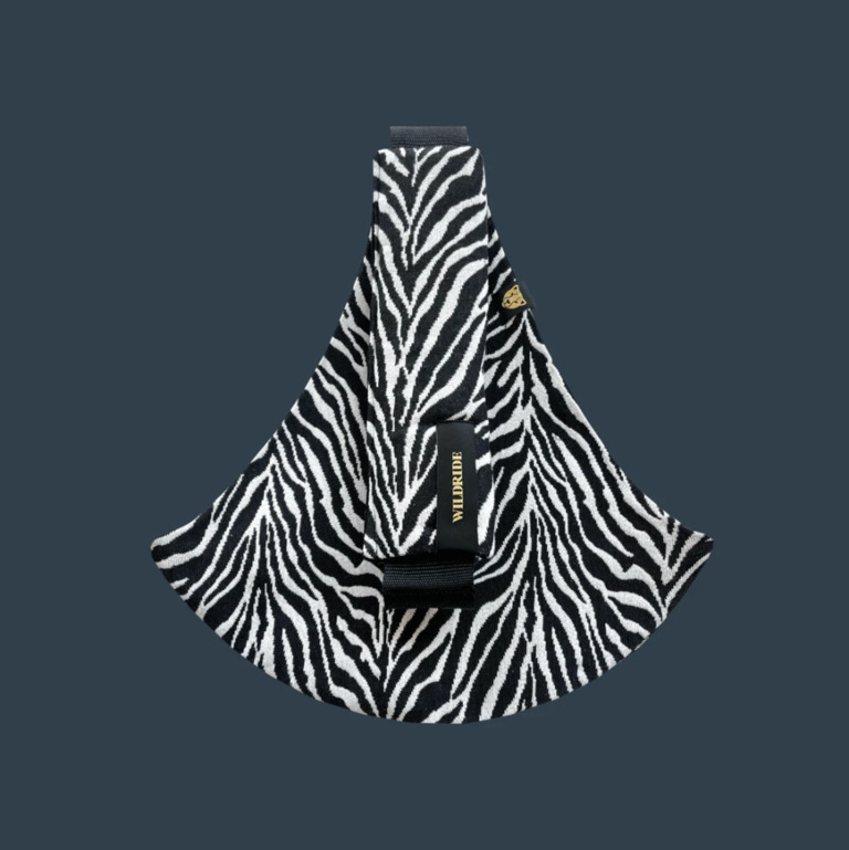 WILDRIDE Detský nosič PREMIUM - BLACK ZEBRA