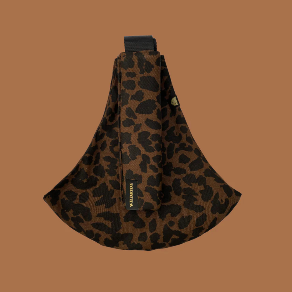 WILDRIDE Detský nosič PRINT - BROWN LEOPARD