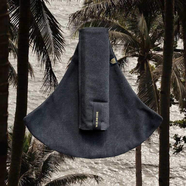 WILDRIDE Detský nosič PRINT - CHARCOAL