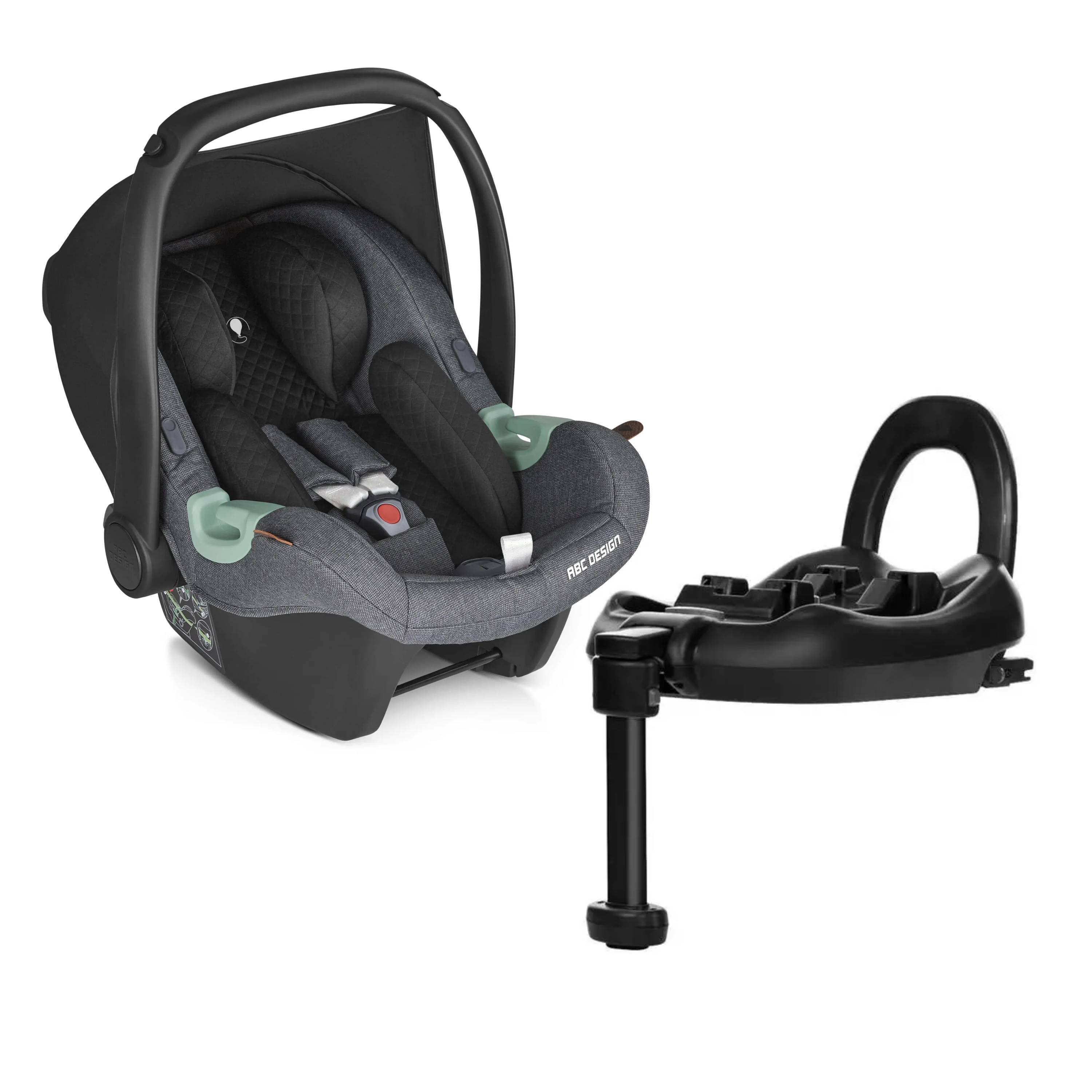ABC Design Autosedačka Tulip asfalt + základňa ABC Design TULIP Isofix Base